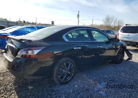 2014 Nissan Maxima S z USA, uszkodzony, nr VIN 1N4AA5AP8EC913319
